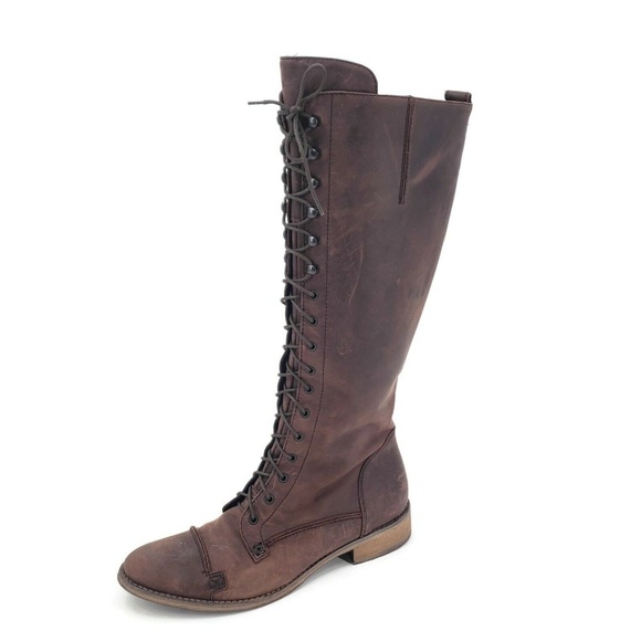 Charles David Shoes - Charles David Regiment Lace Up Leather Boots